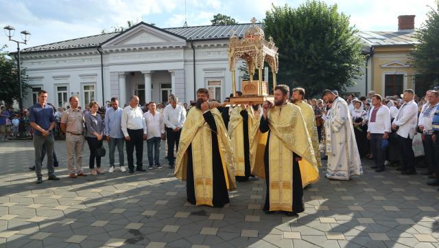 Procesiune religioasă la Fălticeni, de ziua Sfântului Ilie