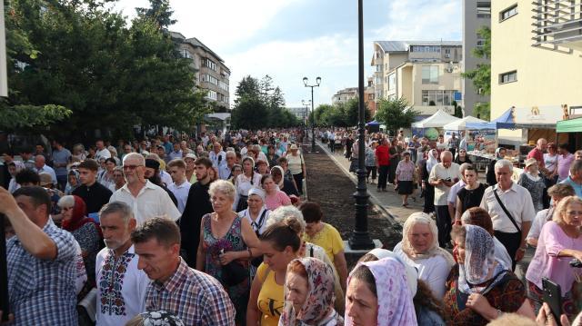 Procesiune religioasă la Fălticeni, de ziua Sfântului Ilie