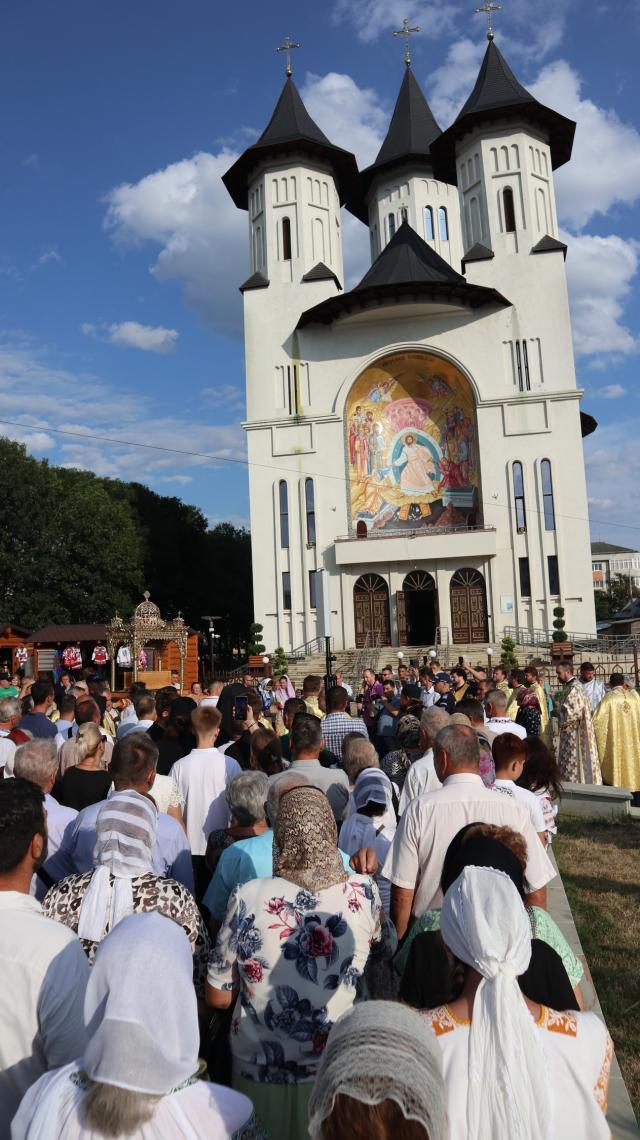 Procesiune religioasă la Fălticeni, de ziua Sfântului Ilie