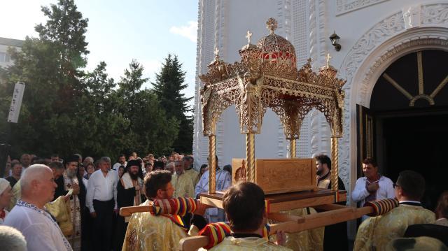 Procesiune religioasă la Fălticeni, de ziua Sfântului Ilie