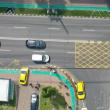 Marcajele rutiere din intersecții atenționează șoferii că acolo nu este permisă staționarea