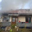 Casa grav afectată de incendiul de la Horodniceni