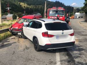 Accident cu trei răniți, în municipiul Vatra Dornei