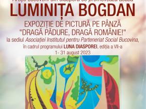 Expoziție de pictură pe pânză, realizată de Luminița Bogdan, la Galeria Zamca