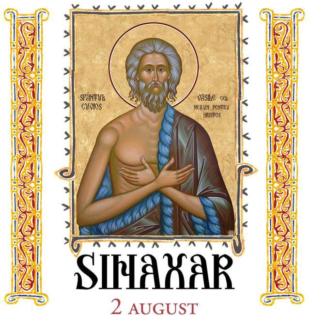 Sinaxar 02 august 2023