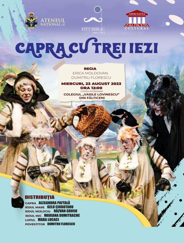 Festivalul Internaţional de Teatru pentru Tineret „Grigore Vasiliu Birlic”, la Fălticeni