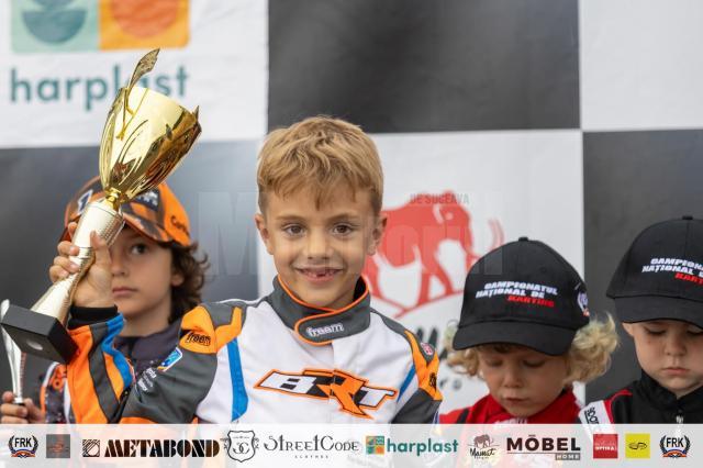 Andrei Rebenciuc a debutat cu succes in Campionatul Național de karting