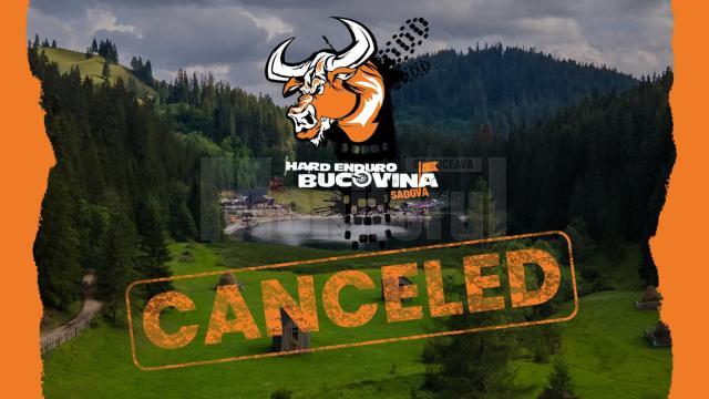 Cea de-a zecea ediție a concursului Hard Enduro Bucovina, anulată