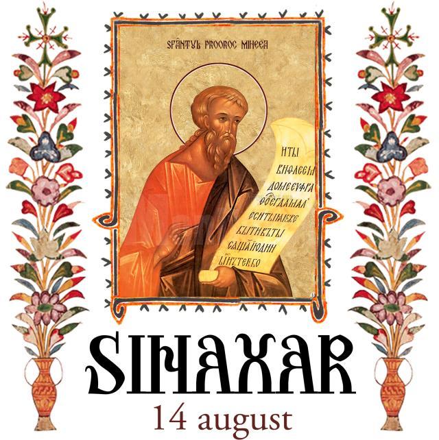 Sinaxar 14 august 2023