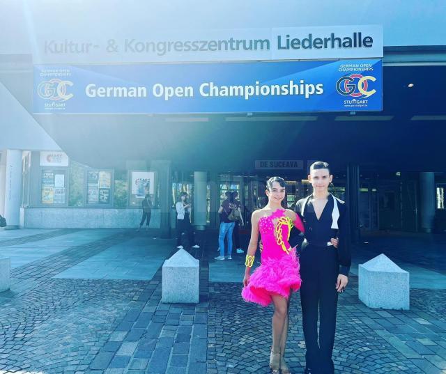 Trei cupluri de dansatori suceveni au participat săptămâna trecută la “German Open Championship”, la Stuttgart