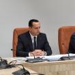 Prefectul Alexandru Moldovan, președintele Gheorghe Flutur si directorul adjunct al CNAIR, Gabriel Budescu