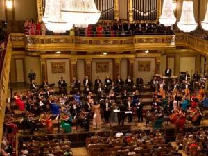 Spectacolul „Crai Nou” și „Rapsodia Română” de Ciprian Porumbescu, în premieră la Sala Musikverein din Viena. Foto evz.ro