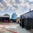 Incendiu puternic în Ițcani, zona de ieșire din Suceava spre Siret