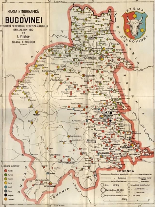 Monumente ale eroilor români din jud. Cernăuți (Nordul Bucovinei)