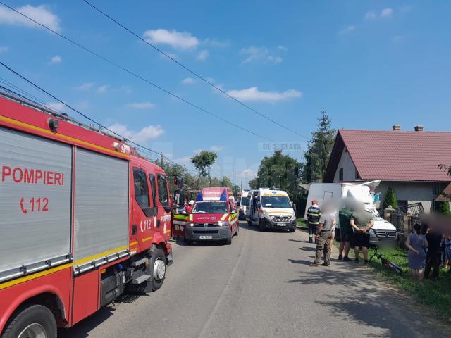 Un pieton accidentat mortal, altul rănit, după un accident la Vicovu de Sus