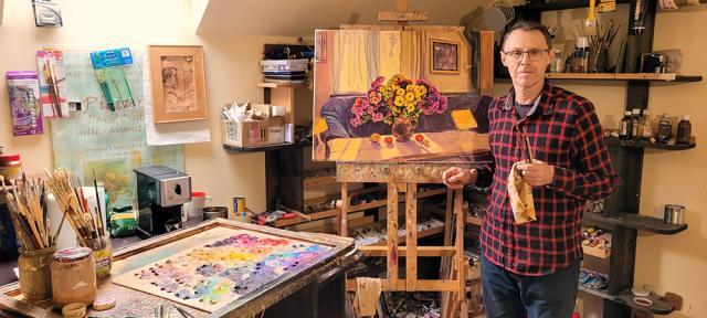 Pictorul David Croitor