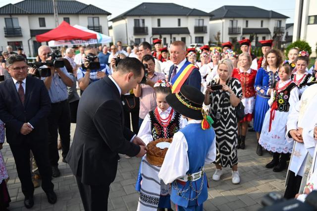 Casa Polonă din Moara a fost inaugurată joi după-amiază în fața unei asistențe numeroase