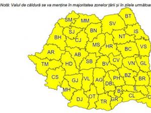 Val de căldură în județul Suceava prognozat pentru sâmbătă și duminică