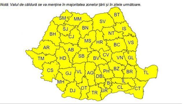 Val de căldură în județul Suceava prognozat pentru sâmbătă și duminică