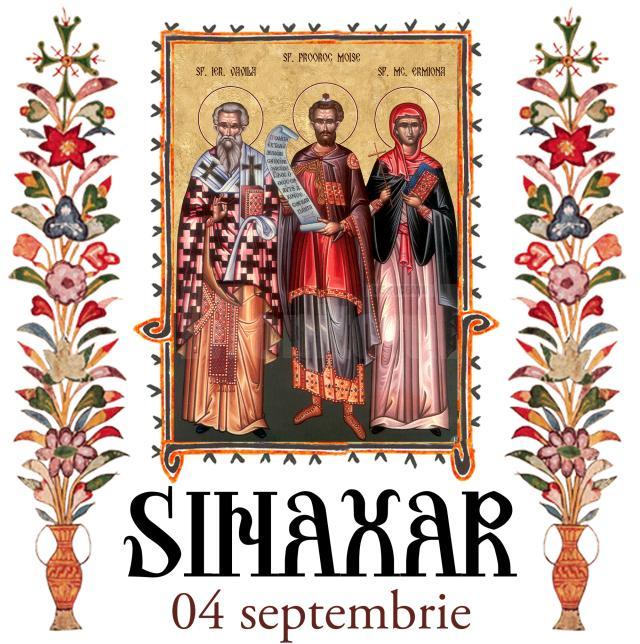 Sinaxar 04 septembrie 2023