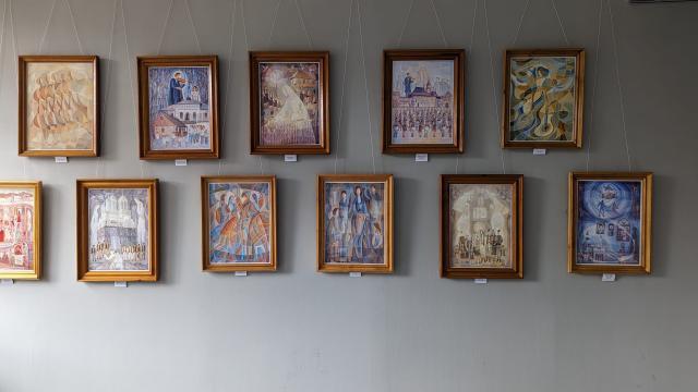 „Culorile sufletului meu”, expoziția artistului Dimitrie Roman, la Galeria de Artă „Ion Irimescu”