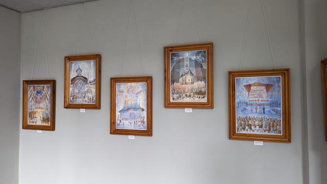 „Culorile sufletului meu”, expoziția artistului Dimitrie Roman, la Galeria de Artă „Ion Irimescu”