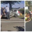 Accident violent, cu doi răniți încarcerați, la Frătăuții Vechi