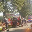 Accident violent, cu doi răniți încarcerați, la Frătăuții Vechi