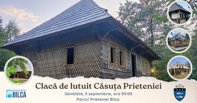 Clacă de lutuit o casă tradițională, la Bilca