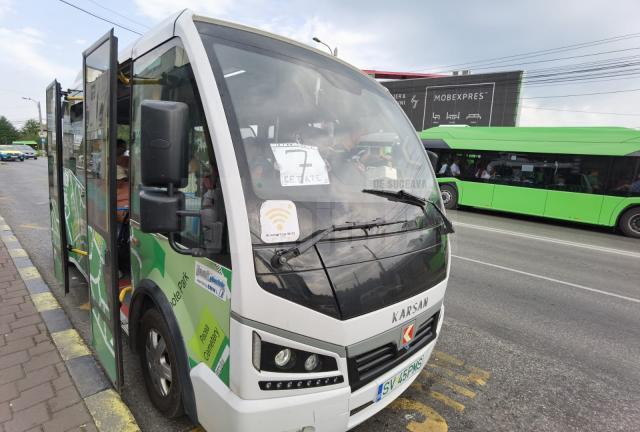 Microbuz TPL pe linia 7, către Cetatea Suceava, de vineri până duminica inclusiv