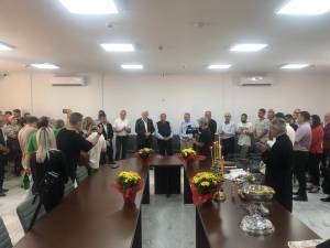 Prezenta numeroasa la inaugurarea noii primării din Ipotesti