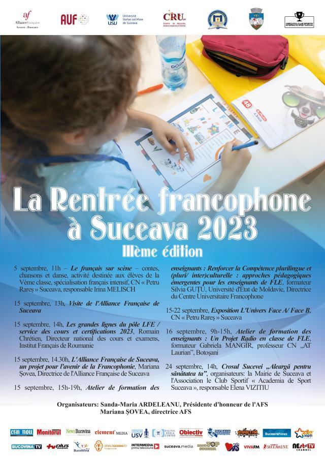 „La Rentrée francophone à Suceava” (Începutul de an şcolar francofon la Suceava)