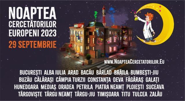 Noaptea cercetătorilor, cel mai captivant eveniment despre știință și cercetare, pe 29 septembrie