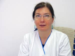 Medicul psihiatru Irina Bălăuță, de la secția Psihiatrie a Spitalului Clinic de Urgență „Sf. Ioan cel Nou” din Suceava