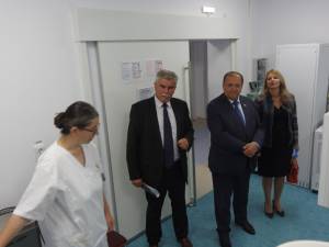 Gheorghe Flutur și Mihăiță Negură au inaugurat noua secție de radiologie de la Spitalul Municipal Câmpulung Moldovenesc