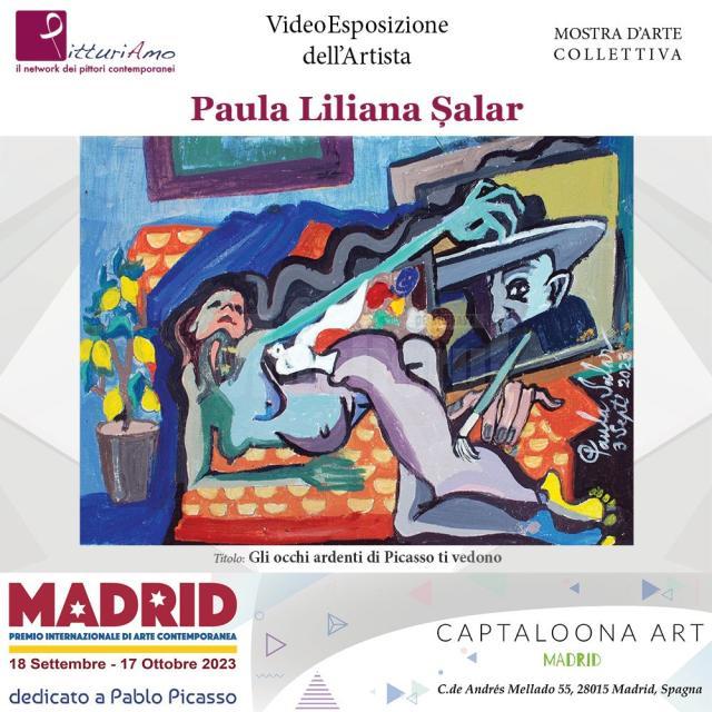 Artista Paula Șalar, prezentă cu două picturi în stil cubist la Expoziția Internațională de Artă de la Madrid