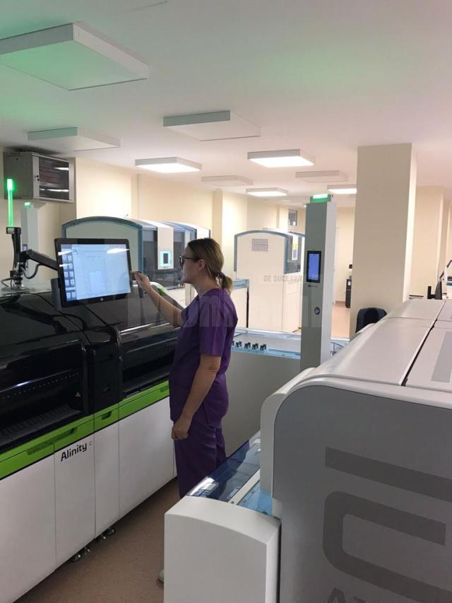 Noile echipamente din laboratorul robotizat al Dorna Medical Suceava