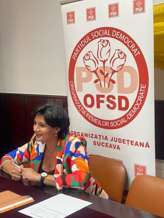 Larisa Blanari, președintele Organizației Județene de Femei din PSD Suceava