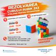 Pe 30 septembrie, ateliere gratuite de rezolvare a cubului Rubik 3x3, dedicate începătorilor cu vârsta de peste 7 ani, la Shopping City Suceava