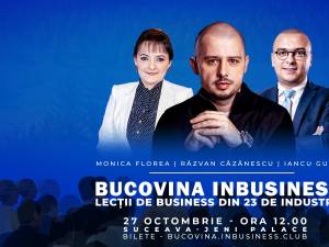 „Lecții de business din 23 de industrii”, eveniment pentru antreprenori și vizionari, la Suceava