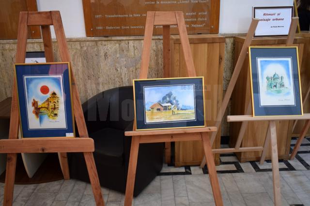 Expoziţia „Ritmuri şi peisaje urbane” semnată de pictorul şi graficianul Radu Bercea