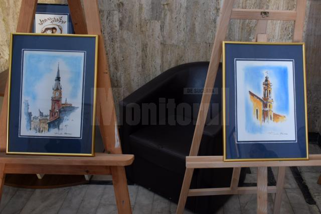 Expoziţia „Ritmuri şi peisaje urbane” semnată de pictorul şi graficianul Radu Bercea