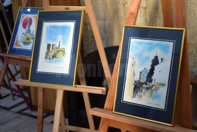 Expoziţia „Ritmuri şi peisaje urbane” semnată de pictorul şi graficianul Radu Bercea