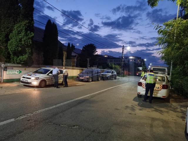 Razie organizată de Poliția municipiului Suceava, sâmbătă seară și sâmbătă noapte, în municipiul Suceava și în localitățile limitrofe