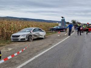 O pătrundere pe contrasens a provocat accidentul cu cinci răniți de la Milișăuți