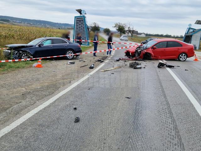 O pătrundere pe contrasens a provocat accidentul cu cinci răniți de la Milișăuți