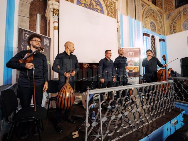 Ansamblul Cameral de Muzică Veche ,,Anton Pann” a concertat în Sinagoga din Rădăuți