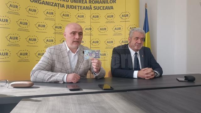 Deputații AUR de Suceava Doru Acatrinei și Florin Pușcașu