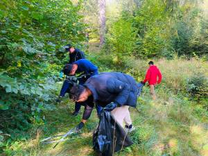 Jandarmi în acțiune de ecologizare la Suceviţa