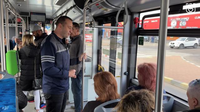 Viceprimarul Lucian Harșovschi, prezent în mijloacele de transport și prin stații, pentru a verifica punerea în aplicare a măsurilor referitoare la programul „Vinerea verde” 2